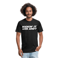 kickin it with andy men's premium t-shirt - black